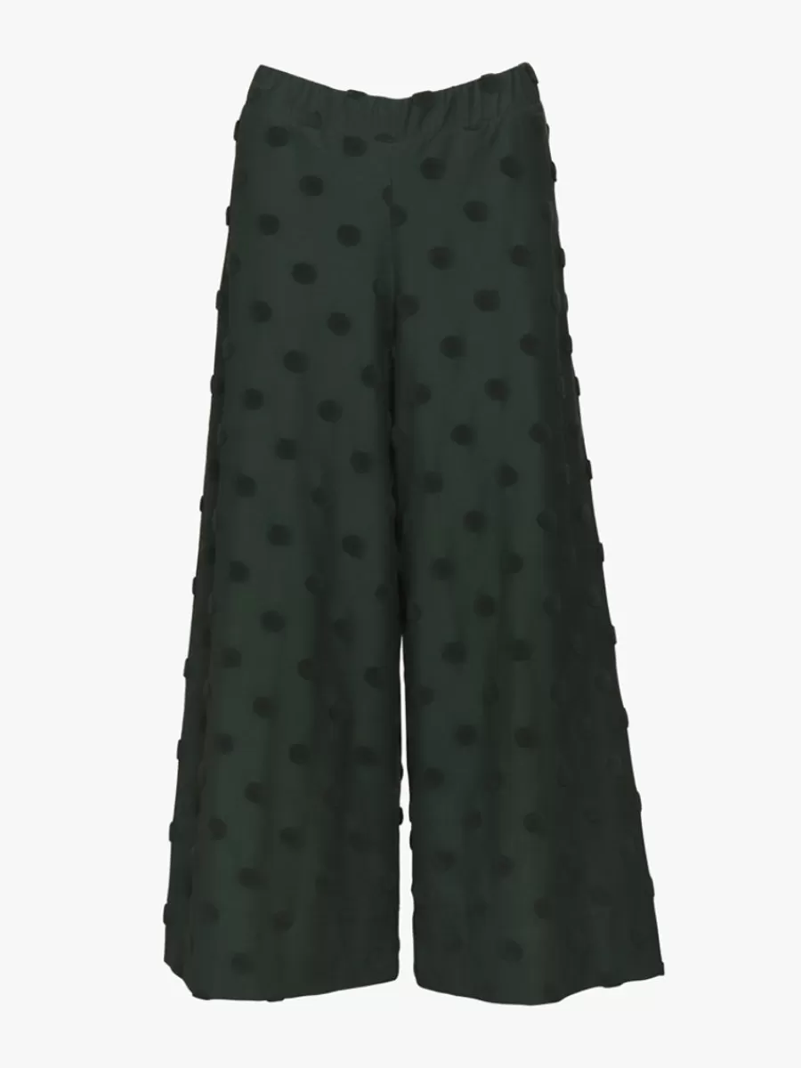 Alex Culottes Housut, Vihrea Big Dot>Aarre Flash Sale