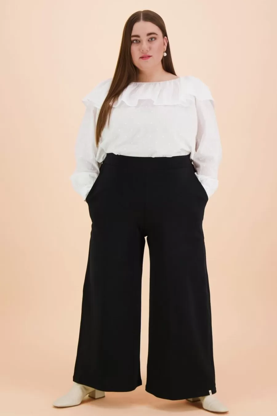 Everyday Culottes-Housut, Musta>Kaiko Store